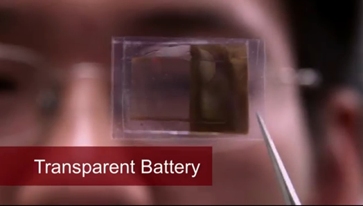 Transparent Batteries